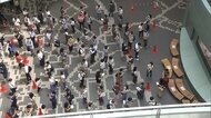文京区役所 接種券に長い列 18日分の600枚 発行終了