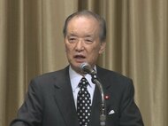 トレードマークは“水玉模様のネクタイ”…海部元総理が死去 河村名古屋市長「きゃーふさん優しい人だった」