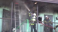 アパート火災 4人搬送 秋田