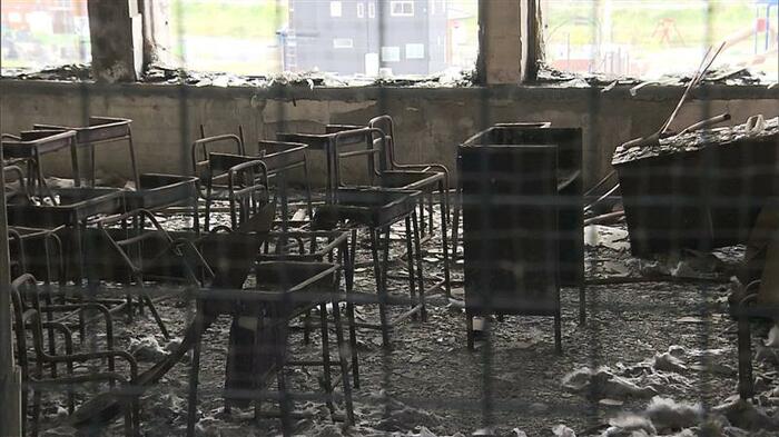 佳子さまがご覧になった門脇小学校の教室