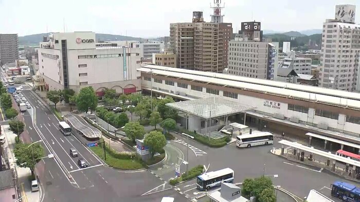 JR松江駅に隣接する一畑百貨店