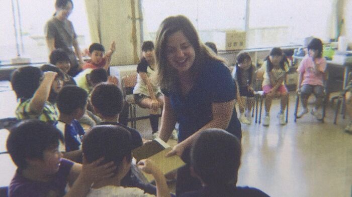 津波の犠牲となったテイラー・アンダーソンさん。石巻市で子供たちに英語を教えていた。