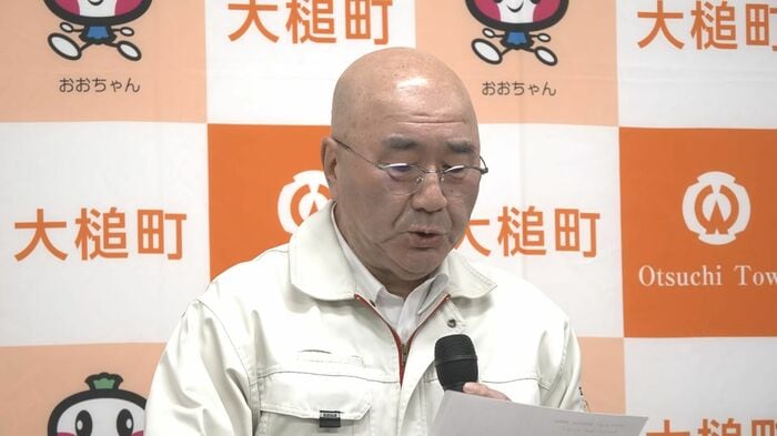 平野公三町長会見（大槌町）