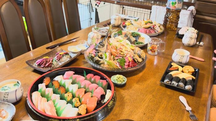 「お年取り」の食卓