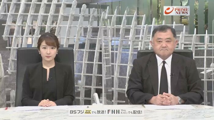 長野美郷キャスター(左)、反町理キャスター