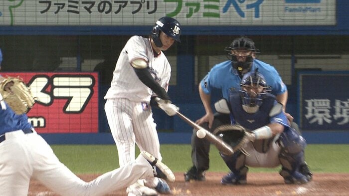 2024年 全試合に出場し最多安打のタイトルを獲得した長岡秀樹