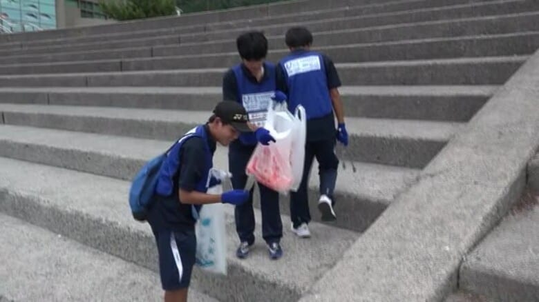 「スポGOMI甲子園」福井県予選に9チームが参加 若狭町の海岸でごみ拾い 優勝は若狭高校 11月の全国大会へ |FNNプライムオンライン