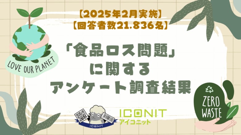 【2025年2月実施】【回答者数21,836名】「食品ロス問題」に関するアンケート調査結果