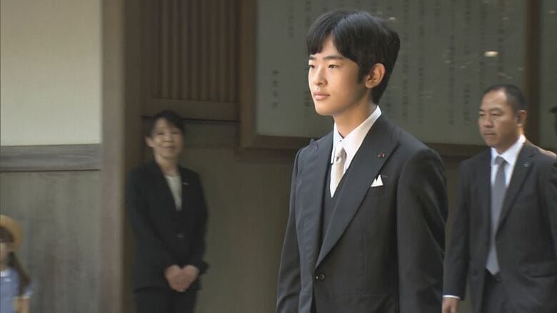 成年式を終えたことをご報告…秋篠宮ご夫妻の長男・悠仁さまが伊勢神宮へ モーニング姿で外宮・内宮の順に参拝される｜FNNプライムオンライン