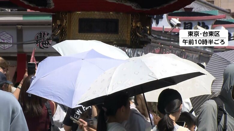 東北～九州で猛暑日続出の見込み…全国38都府県で熱中症警戒アラート　3日も全国的に危険な暑さ｜FNNプライムオンライン