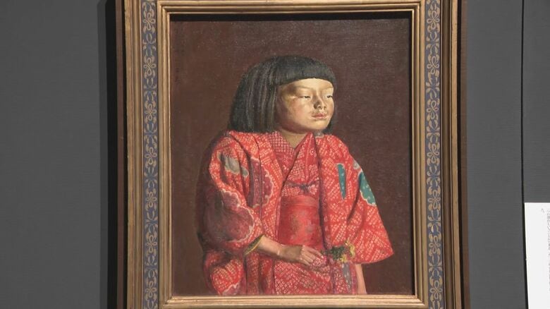 代表作「麗子像」など…近代洋画を代表する画家・岸田劉生の作品と父・吟香の書物等の展覧会 6月15日まで｜FNNプライムオンライン