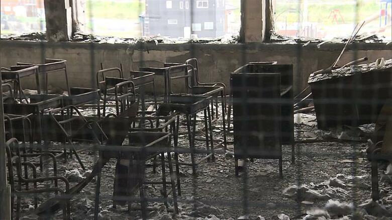 佳子さまがご覧になった門脇小学校の教室