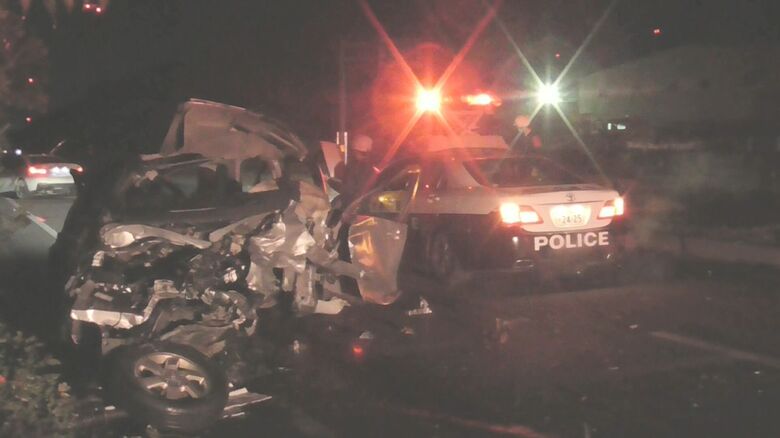 大分市の事故現場（2021年）