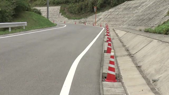 福島市立子山地区の被害現場