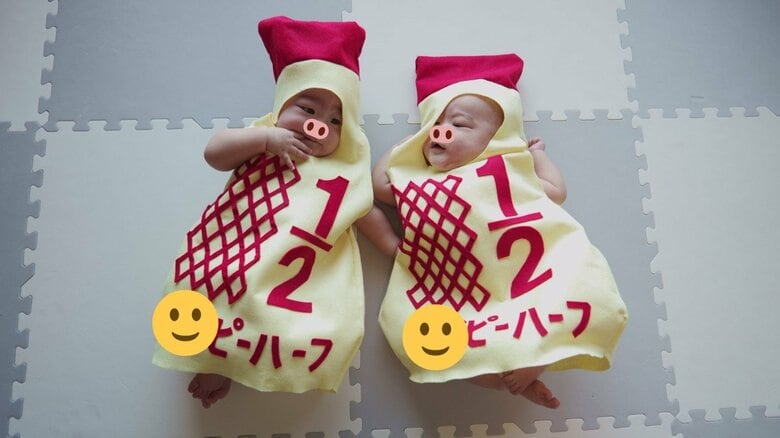 育休182日目　生後6カ月の頃（提供：となりー@一卵性男子のパパさん）