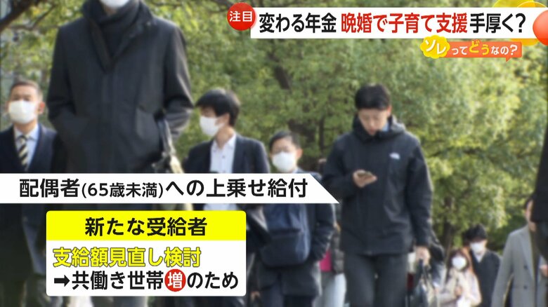 見直しが検討されている65歳未満の配偶者がいる場合に上乗せされる「加給年金」
