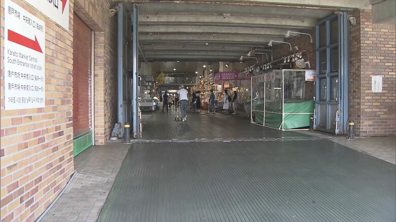 人の姿は少ない