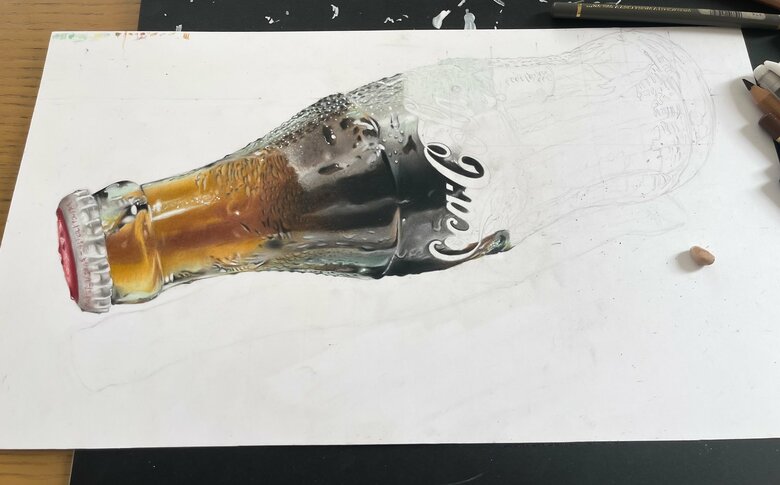 少しずつ色が塗られていく（提供：ARIAさん）