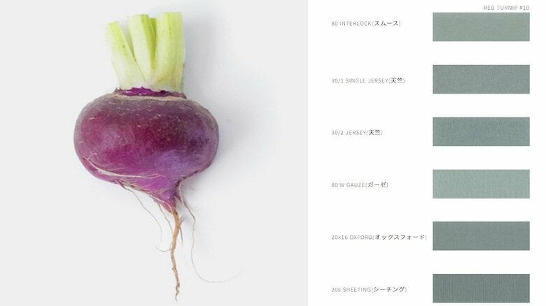 「赤カブ」カラーバリエーション