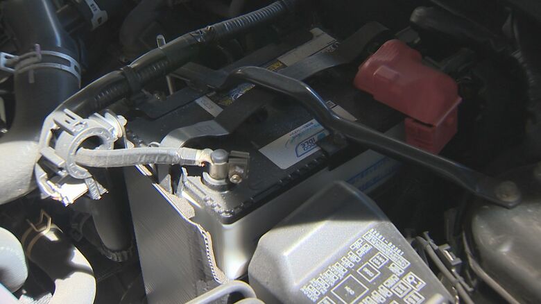 冷房の稼働で通常よりもバッテリーに負担