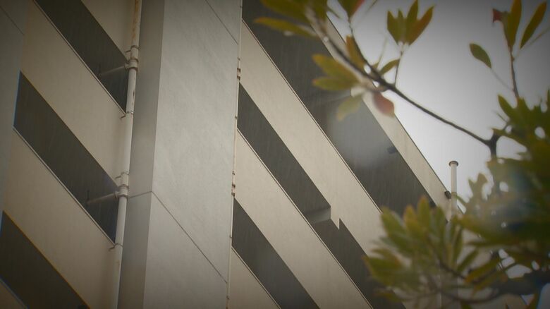 事件が起きた現場（福岡市･3月22日）