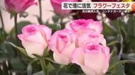 花で港に活気を　フラワーフェスタ清水港で開催　安く提供される花の販売が人気　コンテナガーデンも展示