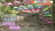 【高知】運気も開く150本の「傘回廊」仁井田神社に初登場　新生活の気疲れ癒やすスポットに