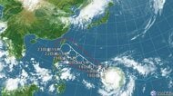 【台風情報】非常に強い台風30号の進路予想　22日午後3時には「非常に強い」勢力のまま沖縄の南へ達する見込み　中心気圧935hPa、最大瞬間風速70m/sの予想