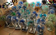 レトロな扇風機が圧巻の36台!? 集めたのは高校生…一番古い扇風機は昭和33年モノだった