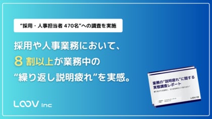 「繰り返しの説明に負担を感じる」人事担当者は8割超。約9割が“伝わり方の差”を実感し、属人化が課題に/人事領域における「伝える業務」の実態調査レポートを公開