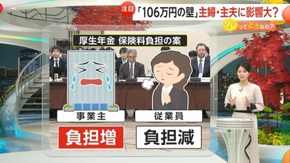 【解説】会社の“負担増”で…従業員の保険料の負担軽減も　「106万円」の次に「130万円」の壁　主婦・主夫の年金にも影響