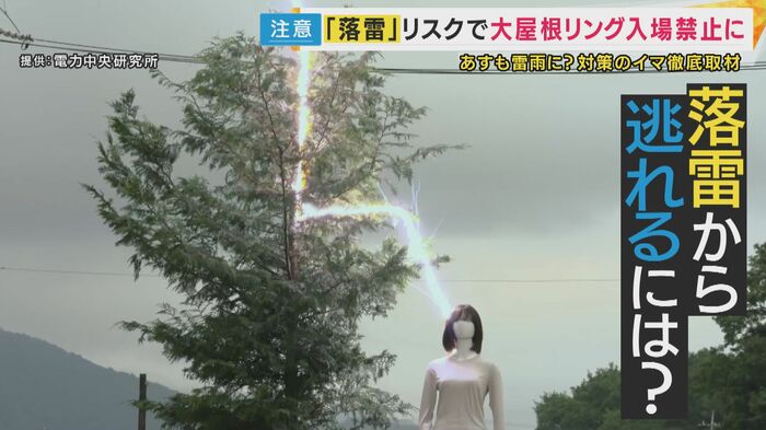 落雷シーズン到来