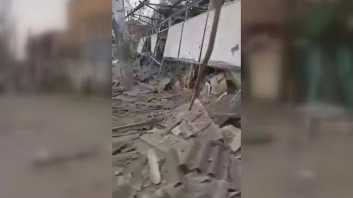 ロシア軍に占領された町・ポロヒ