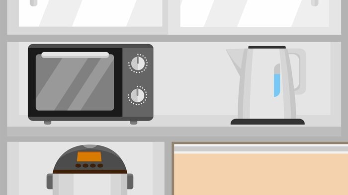 さし込み口が空いていても複数の電化製品を同時に使えるとは限らない（イメージ）