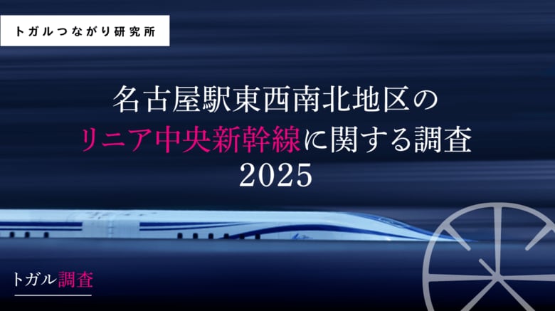 「リニアへの期待、1年で前向きに変化」名古屋駅東西南北地区のリニア中央新幹線に関するアンケート調査2025年版 から明らかに