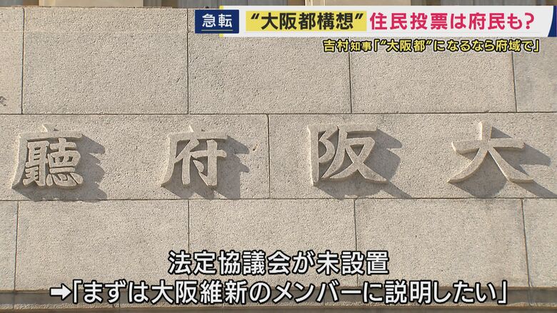 大阪都構想の住民投票“府域全体”で実施か　維新・吉村代表が言及「副首都は大阪府域全体に関わることなので筋が通っている」｜FNNプライムオンライン