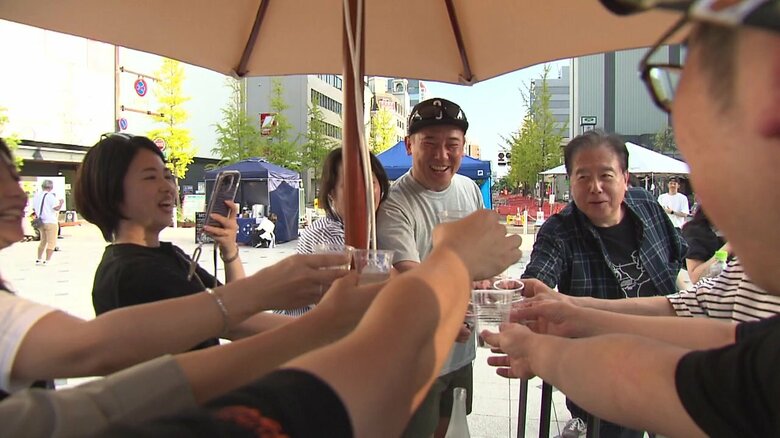 1杯目はビールではなく“日本酒”で！全国でも珍しい佐賀県の「乾杯条例」10周年記念し“地元の日本酒”で祝杯｜FNNプライムオンライン