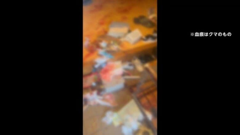 「顔見たらクマ～」部屋中に血痕べったり・物が散乱…熊が住宅に侵入し住人の男女襲われる　冬眠明けの熊に注意！関東でも目撃相次ぐ｜FNNプライムオンライン