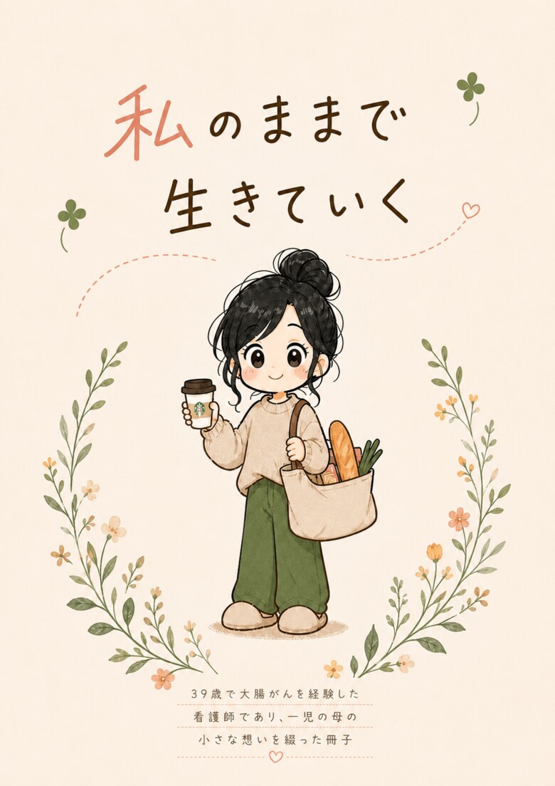 がんとメンタル不調の闘病イラスト冊子「私のままで生きていく」発行：　39歳で大腸がん・がんを契機としたメンタル不調を乗り越えて歩む看護師・弊社非常勤理事の闘病記【日本マネジメント総合研究所合同会社】