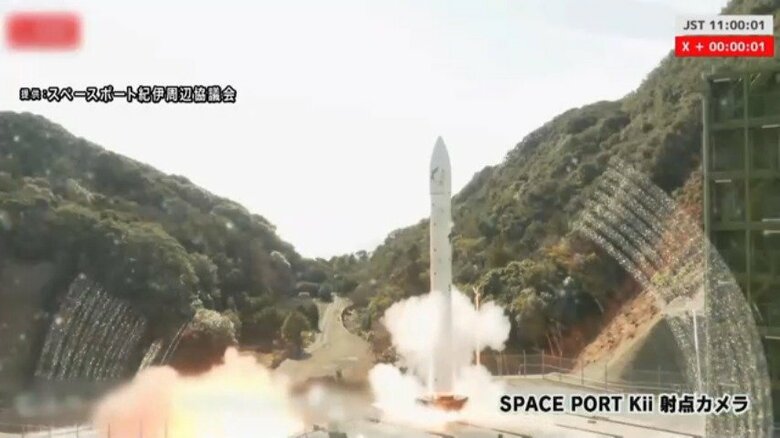 打ち上げの様子