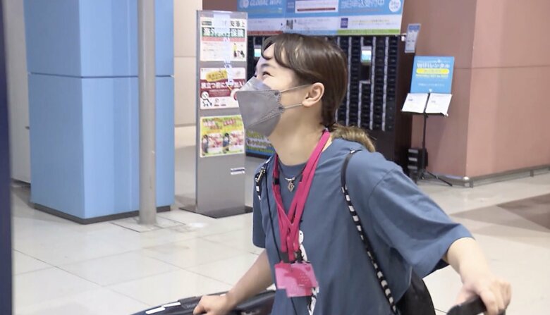 中国から帰国した伊藤美誠