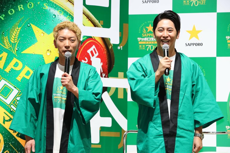 「サッポロ生ビール ナナマル」新CM発表会