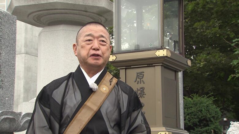 日登寺の住職、佐藤さん