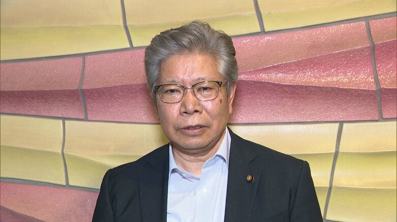 取材に応じた中島弘道 議長