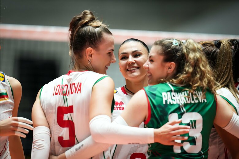 ブラジルを追い詰めたブルガリア代表（写真：©️FIVB）
