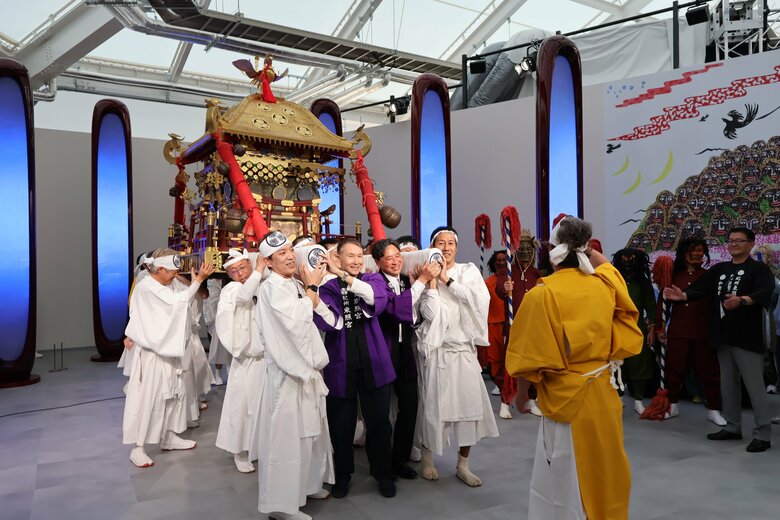 万博イベントに参加した岸本知事 13日 提供：和歌山県