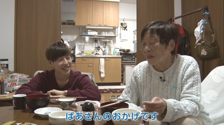 感謝を伝える晴翔さん