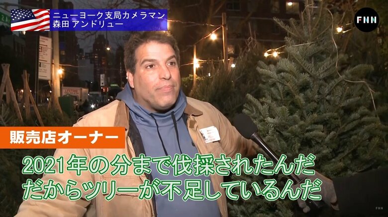 価格は前年の2倍に跳ね上がったもみの木も