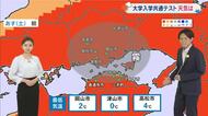【光岡気象予報士のお天気解説】岡山・香川は「気温変化が大きい週末」大学入学共通テスト受験生は確認を