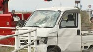【速報】大型トラックと軽トラックが出合い頭に衝突　６０代男性がけが　国道が交わる交差点〈宮城・登米〉